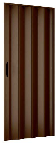 ROLLPLAST PINTO Porta a Soffietto da Interno Modello Extra Standard, in PVC, Reversibile e Regolabile, Fai da Te, Made in Italy, arredo casa, noce 83x214 cm