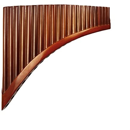 KESHUO 22 Rohre Pan Flute G Key Musical Instruments Braune Handgemachte Panrohre Studentische Panflöte