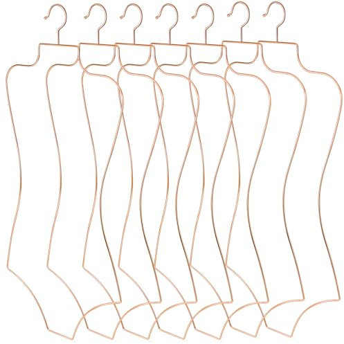Taiyin 16 grucce a forma di corpo per bikini, lingerie, per esporre costumi da bagno, costumi da bagno, vestiti, cappotti, vestiti (oro rosa)