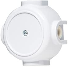 Aufputz Vintage Abzweigdose Weiss 80x40 mm (Abzweigdose Weiss)