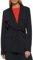 DKNY Damen Gürtel für jeden Tag Lässiger Blazer, Neu, Marineblau, L