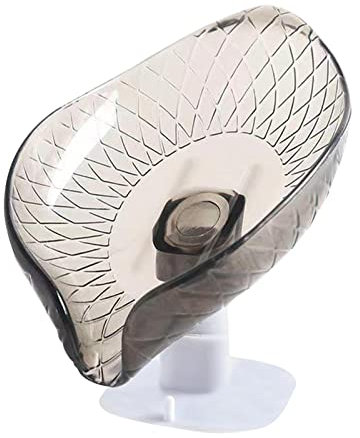 Facyn Porte-Égouttoir à Savon Transparent Boîte Organisateur pour Décoration Salle de Bain, Jolie Boîte pour Éponges