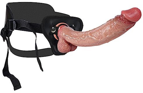 Umschnalldildo,Geschirr zum Pegging,riesen Umschnalldildo (32cm, Durchmesser 5cm), tragbares Sexspielzeug für Erwachsene für Paar-Peg-Frauen, Sexspaß,mit extra großen,langen, dicken und fetten Dildos