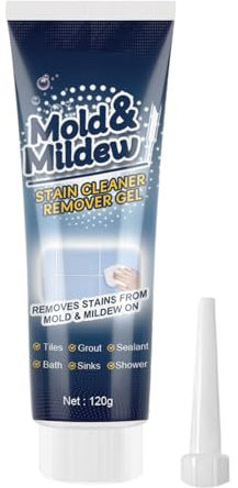 Mortero de lechada Blanca para Azulejos, Relleno de lechada de 120 g Duradero para Azulejos, espátula de reparación de Azulejos Blanca para Ducha, Inodoro, bañera, Lavabo, baño, COC Qumiuu