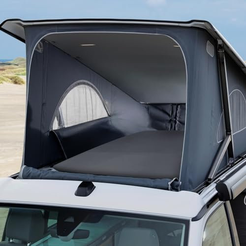 Lenzuolo con Angoli Sostitutivo per VW T6.1 California Pop Up Roof, Lusso Lenzuolo con Angoli per Camper Letto Posteriore, Letto a Soppalco Tetto Apribile Camper Campeggio Accessori