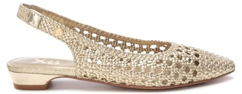 XTI - Scarpa Donna Oro - Scarpe comode e Versatili - Moda Casual - Modello 14378501 (Misurare 39)