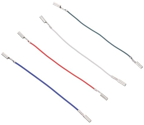 PAMINGONO 4 pezzi Cavi per Testina Giradischi Filo Piombo Flessibile per Lettore Vinili e Fonografo Accessori Audio Resistenti e Compatti