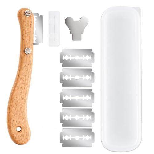 PaYuanRaoTi Lame Boulanger, Lame Pain Couteau De Boulanger Pour Incision De Pâte À Pain Lame De Boulanger Coupe Pate Et Rasoir Pour Décoration Artisanale Coupe Usage Maison