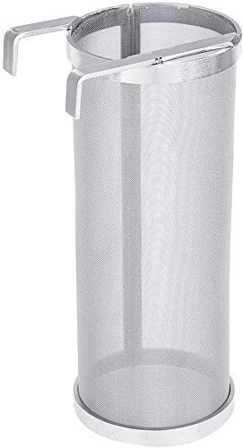 Ejoyous Edelstahl Hop Spider Bier, Fass Trockenen Filter Sieb 300 Micron Mesh Brauen Filter-Bierbrauen für Haus Bierbrauen Wasserkocher Kegging Ausrüstung 10 * 25.5cm