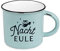 Grafik-Werkstatt Kaffeetasse vintage| Keramik Becher zum verschenken | 400 ml | Nachteule, 61552, Grün