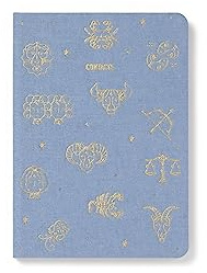 Letts Zodiac Carnet d'adresses Bleu ciel Format A6