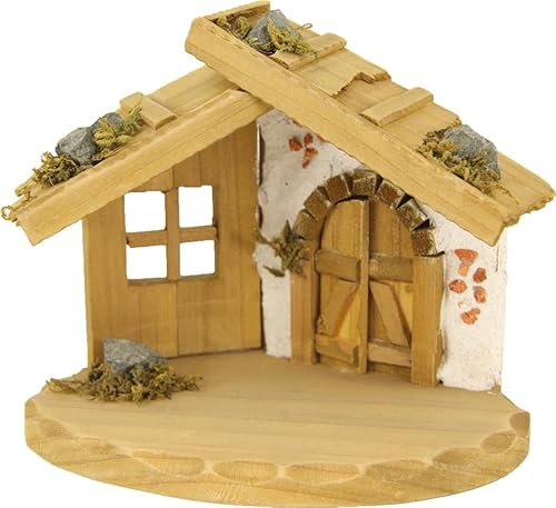 FADEDA Establo Lanz/Altura: 13 cm/Pintadas a mano/Figuras de Belén fieles - Decoración de mesa de Navidad cuna Accesorios