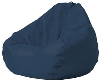 AMEEDA Funda Puff Funda Impermeable for puf de Exterior, sin Relleno, for jardín, Playa, Camping, Piscina, Flotante, Oxford(Dark Blue,D70cm-cover-kdis)