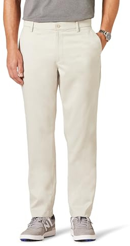 Amazon Essentials Short de Golf en Textile Extensible, Coupe athlétique (Grandes Tailles Disponibles) Homme, Gris Pierre, 52W / 32L