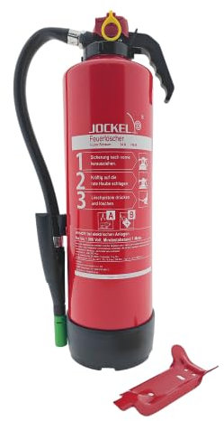 Jockel 144B S 6 JXF 34GREEN Extincteur à mousse sans fluorure 34 A 6 l AB 2.0-25 °C avec support et plaque