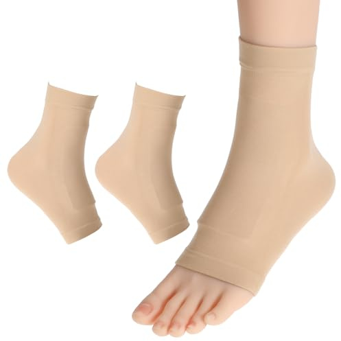 CIATBYYJ Lace Bite Gel Pads Ice Skating Padded Front Foot Protection Sleeve, Ice Skate Boots Lace BIte Guards Instep Gel Sleeve for Skating Universal Size (Skating Front Foot Pads Sleeve)