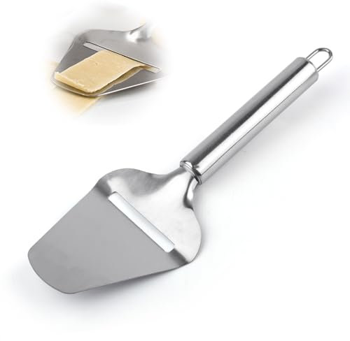 lasuroa Trancheuse Fromage Acier Inoxydable pour Fromage Bloc, Coupe-Beurre Manuel Râpeur Multifonction Outil Cuisine pour Fromages Durs et Mi-Durs Antiadhésifs Râpe Légumes Éplucheur Cactus