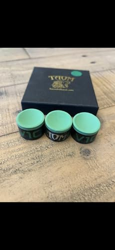 Ultimate Pool TAOM V10 round pool/snooker cue chalk light green. TAOM V10 light green round Pool/Snooker/Billiard cue chalk. Individual Piece (Green)
