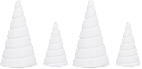 Plantilla de bobinado en Espiral, Herramienta de bobinado de Alambre de Cobre para jardinería, electrocultivo, para Cultivo de Plantas y Verduras, tamaño S L, 4 Uds.