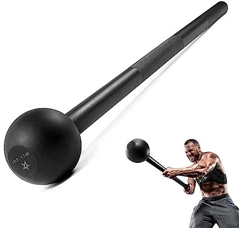 Yes4All KQR2 Mace Bell, 4.5 KG | 10 POUND, Black