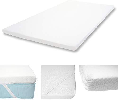 6cm Surmatelas en Mousse à Froid HWC-E63 140x200cm