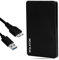Storite Disco Duro Externo 250 GB HDD USB3.0 Expansión de Almacenamiento de Copia de Seguridad de Datos Disco Duro portátil Compatible con Mac, computadora portátil, PC, PS4 (Negro)