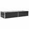 Gecheer Hochbeet Metall Pflanzbeet Frühbeet Gartenbeet Pflanzkübel Pflanzkasten Blumenkasten Gemüsebeet Blumenbeet Kräuterbeet für Balkon und Garten Anthrazit 240 x 80 x 45 cm Verzinkter Stahl