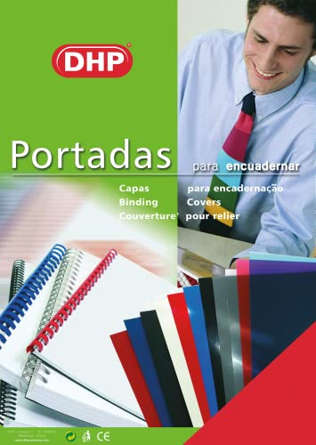 Lot de 100 couvertures pour reliure en PVC, opace, format A4, 0,18 mm de Grosor, Rouge