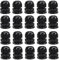 20 Pack M20 20mm IP68 Waterproof Nylon Cable Glands, Suitable for 6mm - 12mm Cables (Black)