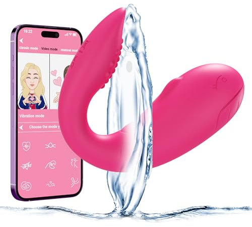 Vibrator für frauen - APP Fernbedienung Vibratoren mit 9 Vibrationmodi, Mini Klitoris Stimulator für Frauen Leise, Stark Erotisches Sex Spielzeug für Paare Extrem Sex