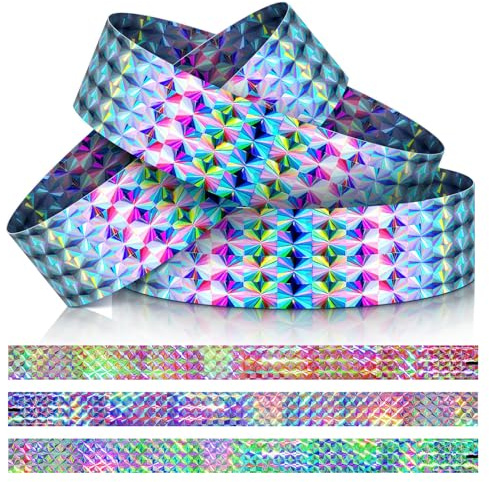 Calkrer 100 Braccialetti olografici - Impermeabile per eventi, Neon per parchi acquatici, concerti, festival, feste