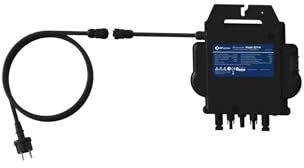 ECO-WORTHY EZ1-M 800W Mikrowechselrichter mit integriertem WiFi & Bluetooth auf 600W gedrosselt Wasserdicht Plug & Play für Balkonkraftwerk
