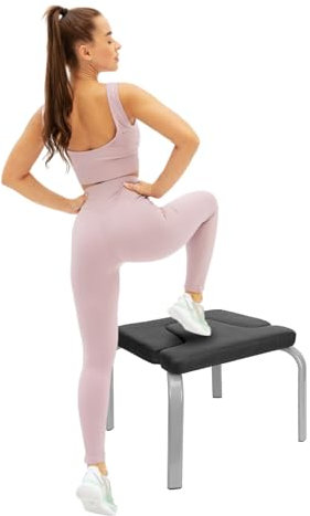 TONFEION Yoga Kopfstandhocker, Yoga Hocker Kopfstand Trainingskopfständer Bank, Kopfstandstuhl abnehmbare Montage, Für Meditationsbank,Plank-Unterstützung, Ermüdung Entlasten und Körper Bauen
