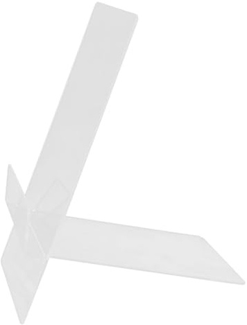 Sosoport Leggio in Acrilico Porta Ricette Leggio Da Cucina Base Stabile Espositore Per Dischi Regolabile Supporto Per Tablet Da Tavolo Multifunzionale