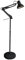 wonderlamp - Avati schwenkbare Stehleuchte, Stehlampe schwarz, höhenverstellbar, Körper und Kopf schwenkbar, Leuchtmittel 1xE27