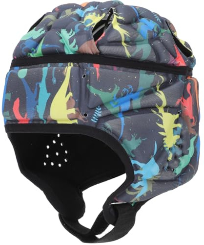 BESPORTBLE Casco da rugby: casco da portiere da rugby, berretto da rugby, cappello da calcio, per giovani adulti, 25 x 20 cm
