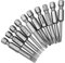 Saipor 10Pcs Magnetic Screwdriver Bit Sets 1/4 Inch Hex Shank Flat Slotted + Phillips Cross Head Screw Driver S2 Steel Drive Drill Bits for Electric Screwdrivers (2 inch/50mm Length)