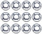 Gubeter Jeu de joints BS693981, Pour 693981 799871 799866 790845 272653 272653S, 795629 272653 272653S
