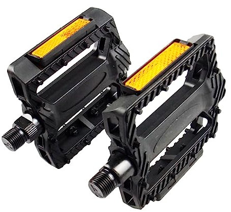 INOOMP Fahrradpedale Aus Kunststoff Mit Rutschfester Oberfläche Leicht Und Tragbar Kompatibel Für Mountainbikes Und Rennräder Als Ersatzteil Für Abgenutzte Pedale