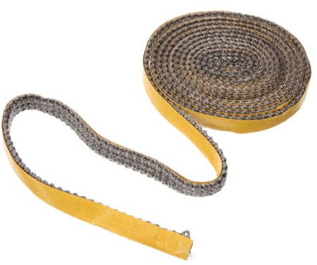 TOPBATHY Cuerda De Fuego Junta De Sellado Autoadhesiva Para Estufas De Leña Chimeneas Hornos De Alta Temperatura Reemplazo De Aislamiento Para Ventana