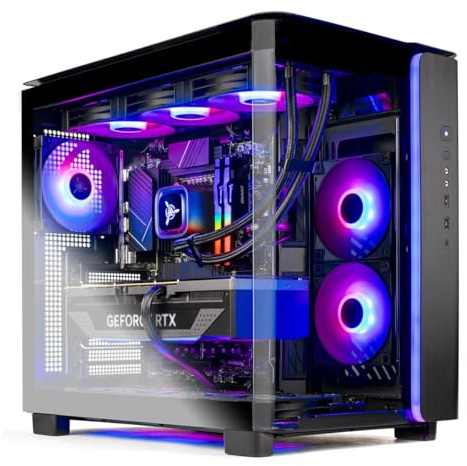 Skytech King 95 Gaming PC Desktop, Ryzen 7 9700X 3.8 GHz (5.5GHz Turbo Boost), NVIDIA RTX 5070 12GB GDDR7, 1TB Gen4 SSD, 32GB DDR5 RAM 6000 RGB, 850W Gold PSU, 360mm ARGB AIO, Wi-Fi, Win 11 Home