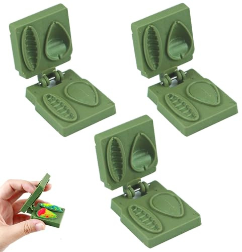 ZAHD 3 Pièces Modèle d'appât en pâte Appât Matériel de pêche (Vert)