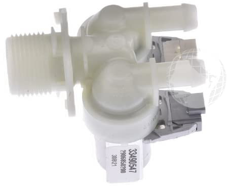 Elettrovalvola per ingresso acqua lavatrice (Originale Beko) codice: 2901250300/2906870200