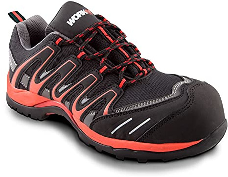 Zapato de Seguridad Trail Rojo S1P