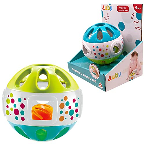 Auby Palla a sonagli, Regali di Compleanno Giocattoli prescolari per Bambini di età 6 7 8 9 10 Mesi, FR461140