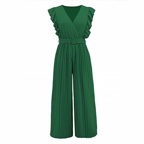 sutelang lurryly Jumpsuit Teenager Mädchen Festlich - Coole Jeans Damen Familien Outfit Set Shego Kostüm Damen Elegante Damen Culottes Aus Baumwolle Sommer Damenhose Y2k