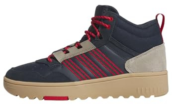 adidas Unisex Hoops 4.0 MID Shoes, Aurora Ink/Better Scarlet/GUM4, 43 1/3 EU