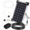 BUGUUYO Zimmerbrunnen Pumpe Strömungspumpe Meerwasser Solar Teichpumpe Mit Akku Teichpumpe Solar Mit Akku Luftpumpe Für Aquarien Künstliches Aquarium Solarpumpe Teich Regentonnenpumpe