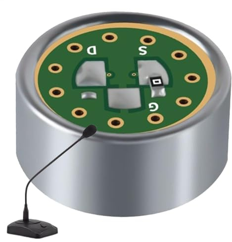 Generisch Noyau de microphone, cartouche de microphone dynamique, remplacement de microphone, son sensible unidirectionnel, 14 mm, cartouche de condensateur électret pour Live Performances Studio
