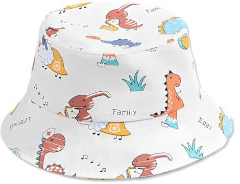 JEYORZY 1 Pieza Sombrero de Sol para Niños y Niñas, Gorro Plegable y Pescador Verano, Protección Solar Anti UV 2-4 Años
